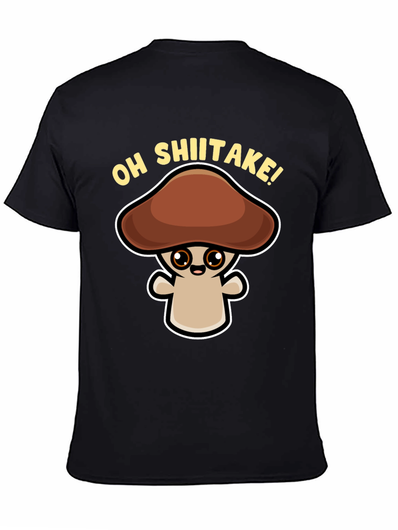 Oh Shiitake! Funny Mushroom Graphic Tee