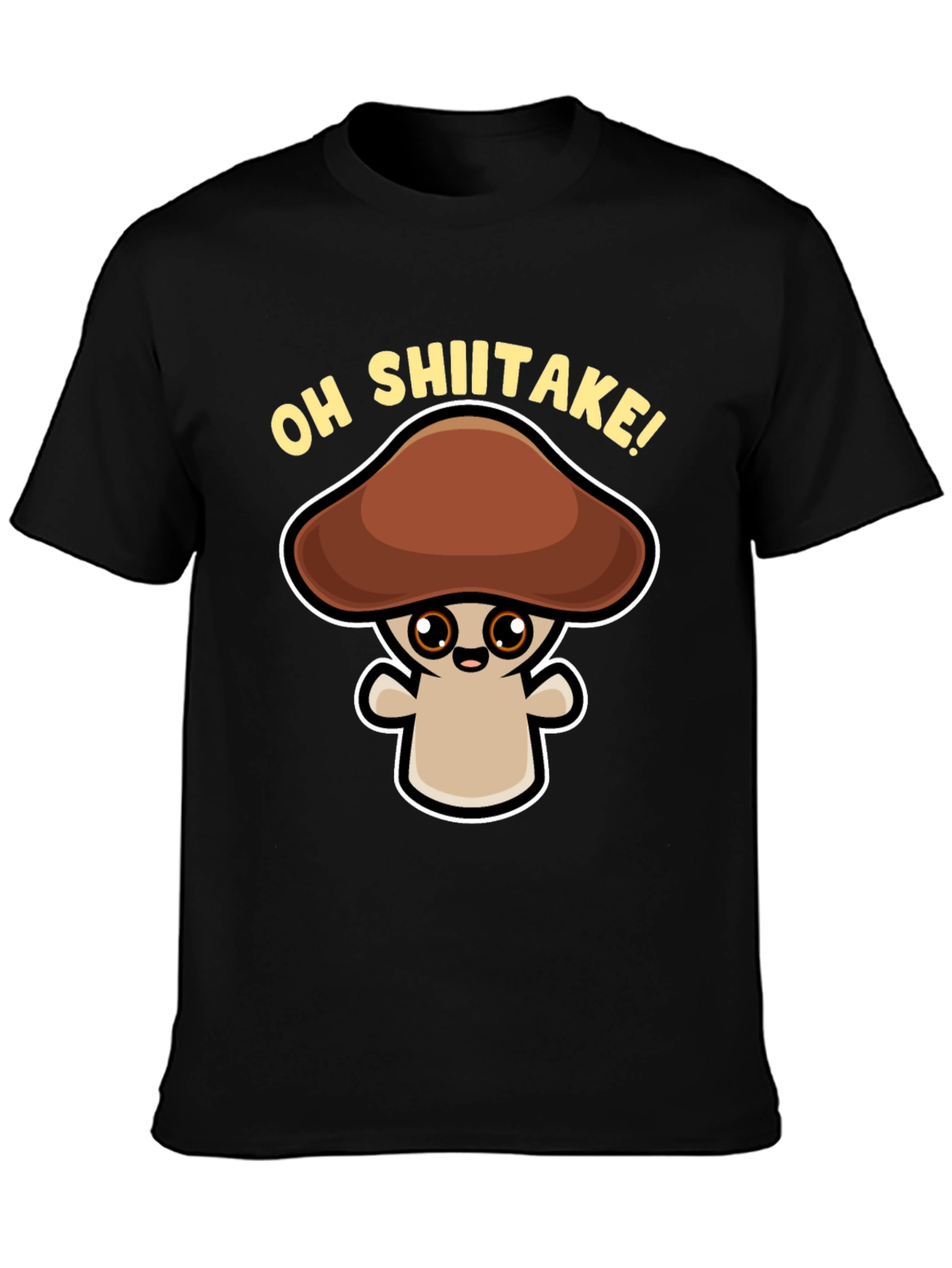 Oh Shiitake! Funny Mushroom Graphic Tee