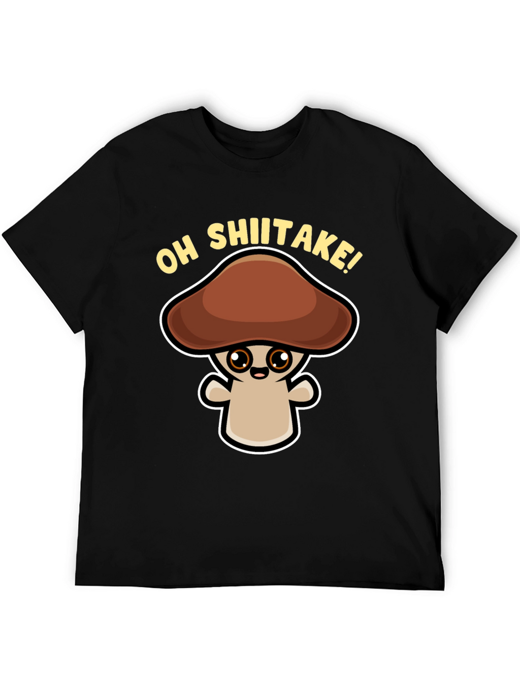 Oh Shiitake! Funny Mushroom Graphic Tee