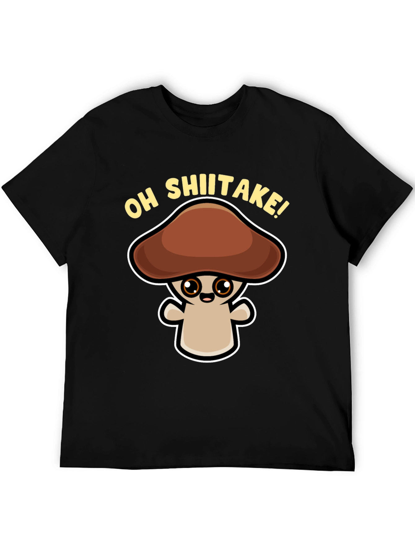 Oh Shiitake! Funny Mushroom Graphic Tee