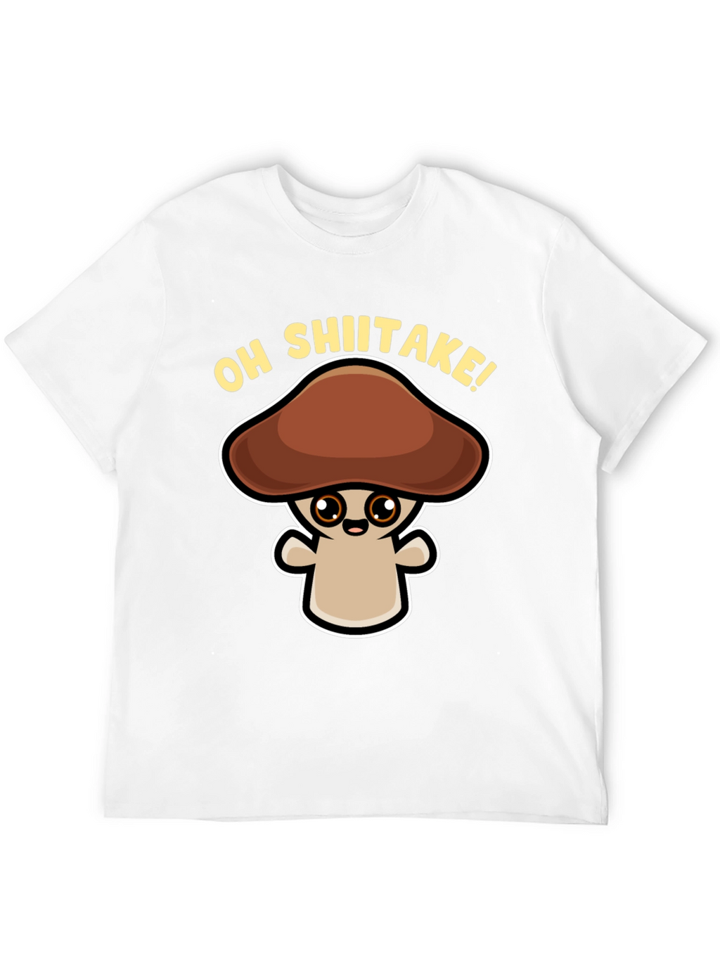 Oh Shiitake! Funny Mushroom Graphic Tee