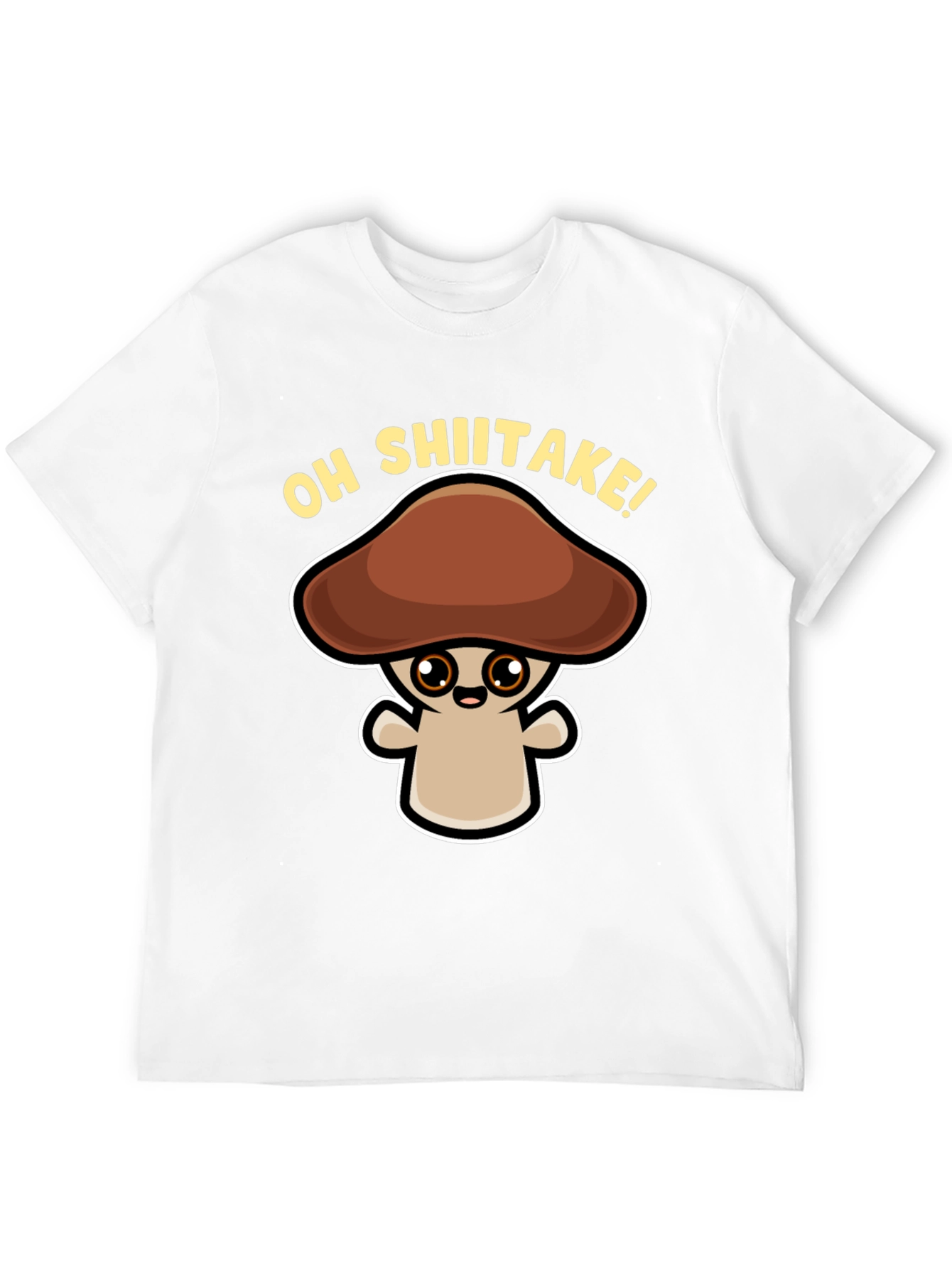Oh Shiitake! Funny Mushroom Graphic Tee