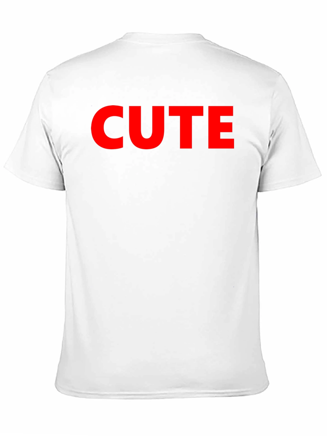 Cute Graphic Tee - Black Cotton T-Shirt