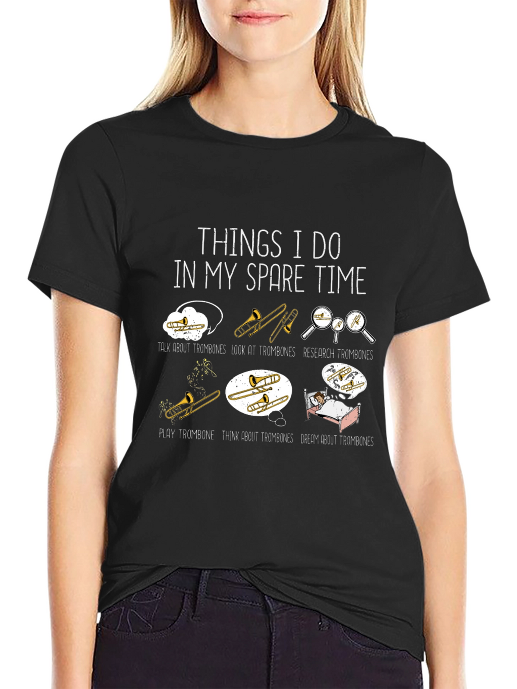 Trombone Lover T-Shirt - Spare Time Activities