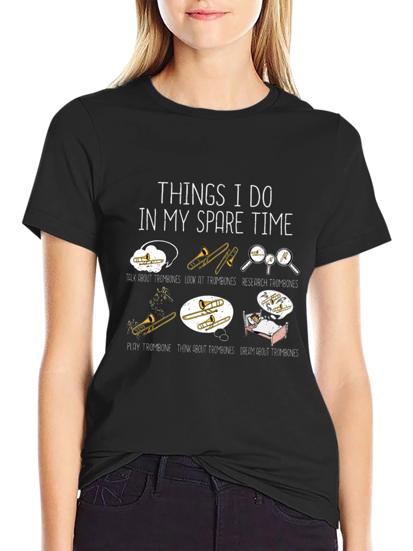 Trombone Lover T-Shirt - Spare Time Activities