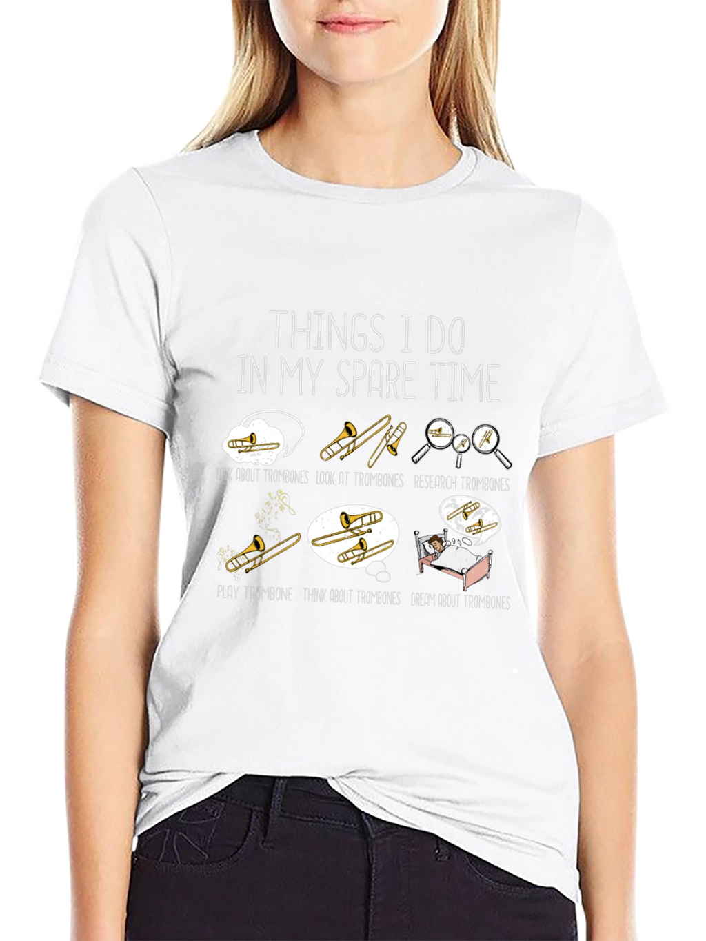 Trombone Lover T-Shirt - Spare Time Activities