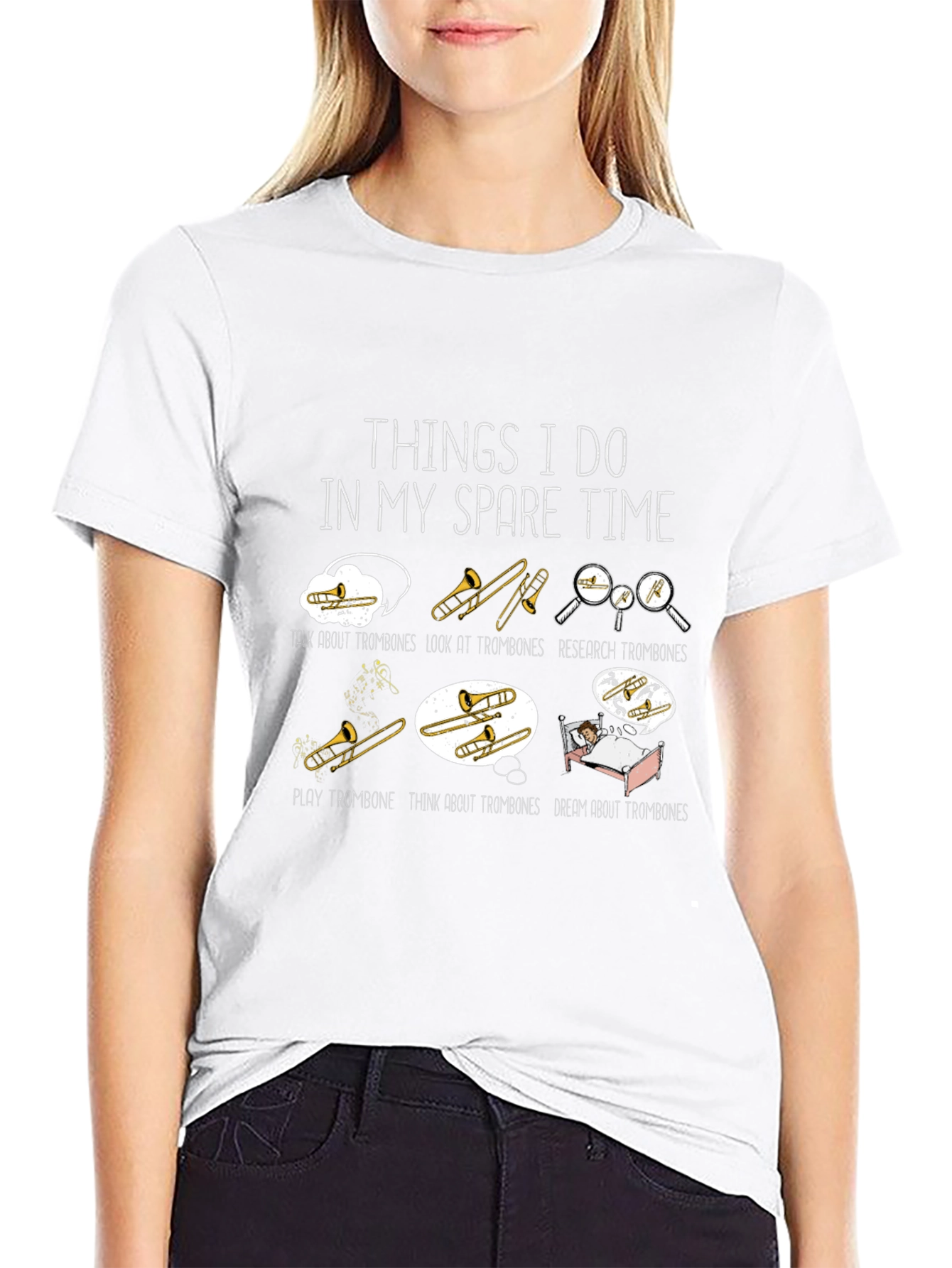 Trombone Lover T-Shirt - Spare Time Activities