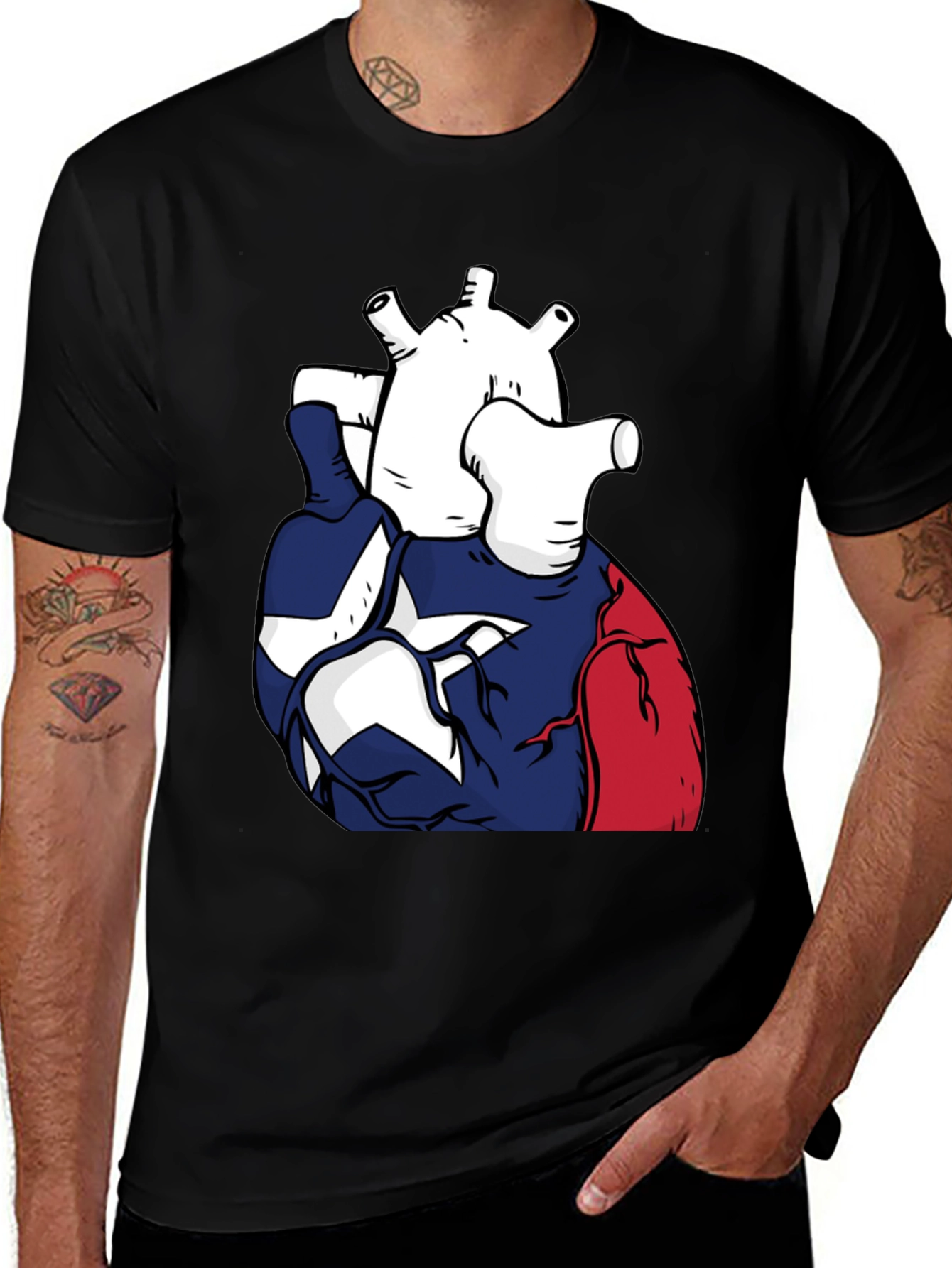 Texas Heart T-Shirt | Patriotic Graphic Tee
