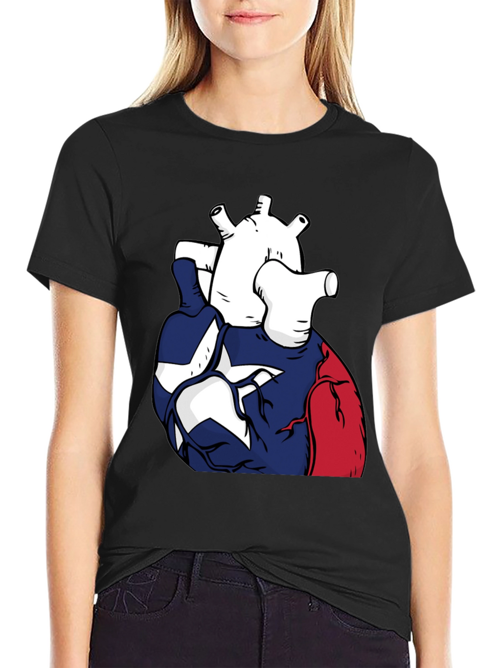 Texas Heart T-Shirt | Patriotic Graphic Tee
