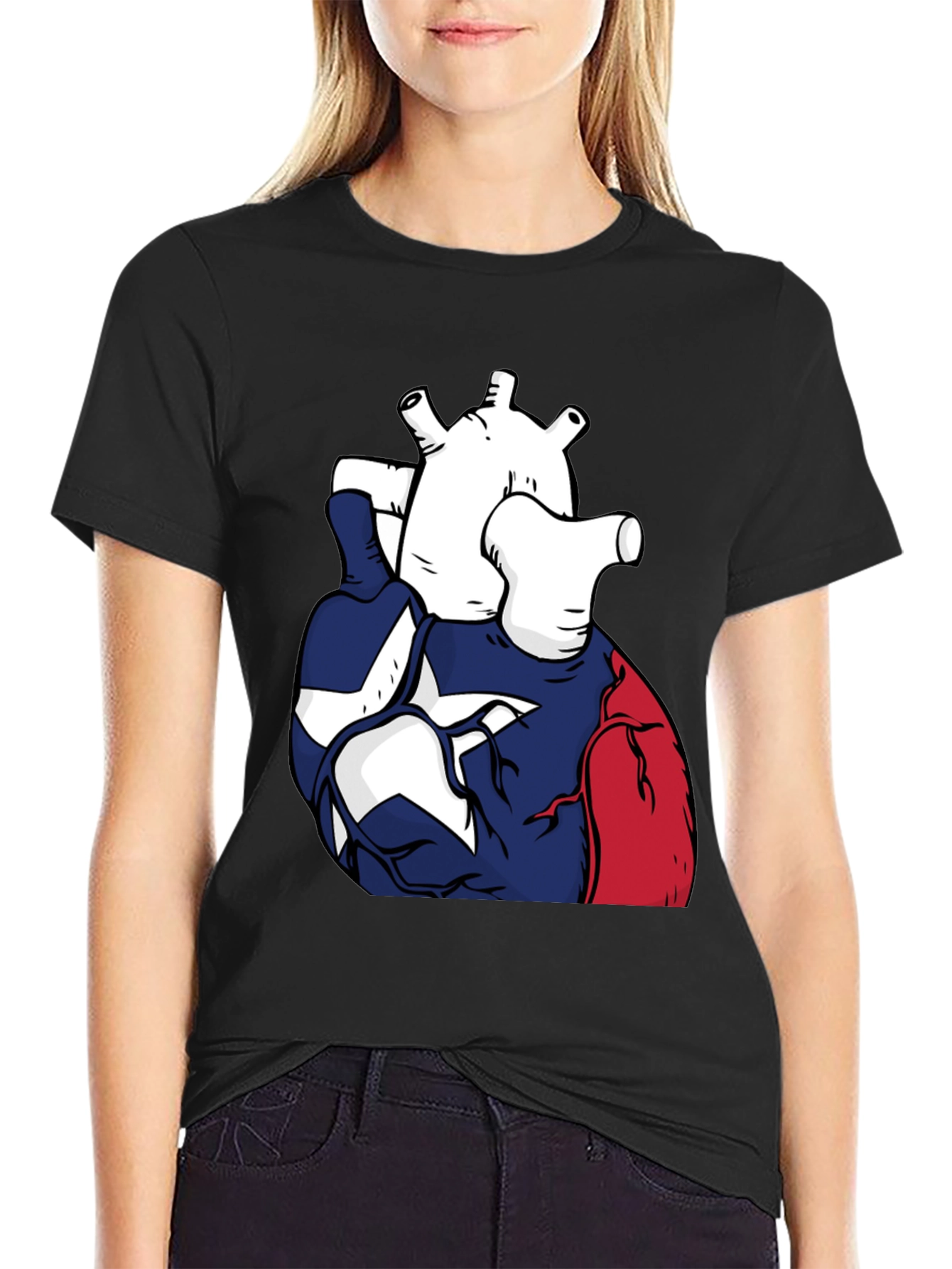 Texas Heart T-Shirt | Patriotic Graphic Tee
