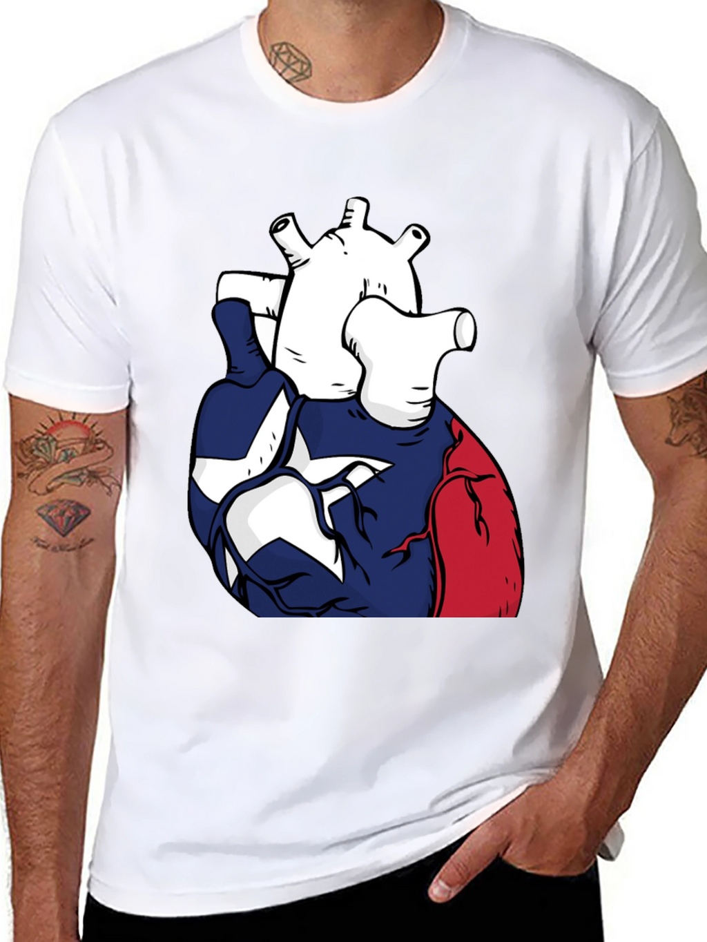 Texas Heart T-Shirt | Patriotic Graphic Tee
