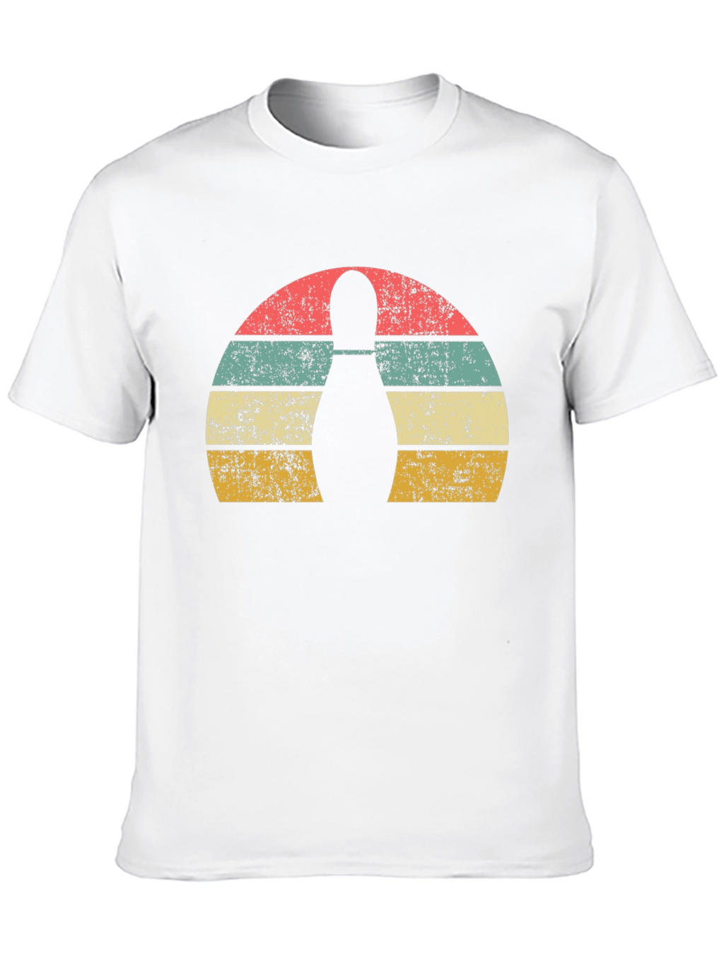 Retro Bowling Pin Graphic T-Shirt