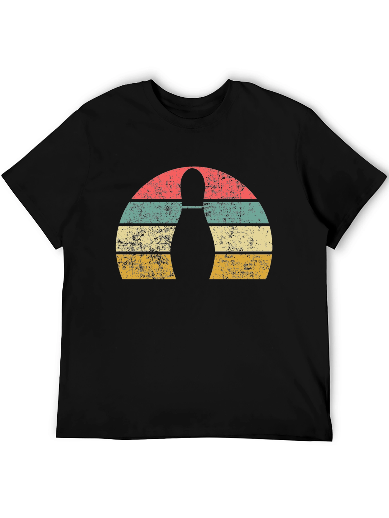Retro Bowling Pin Graphic T-Shirt