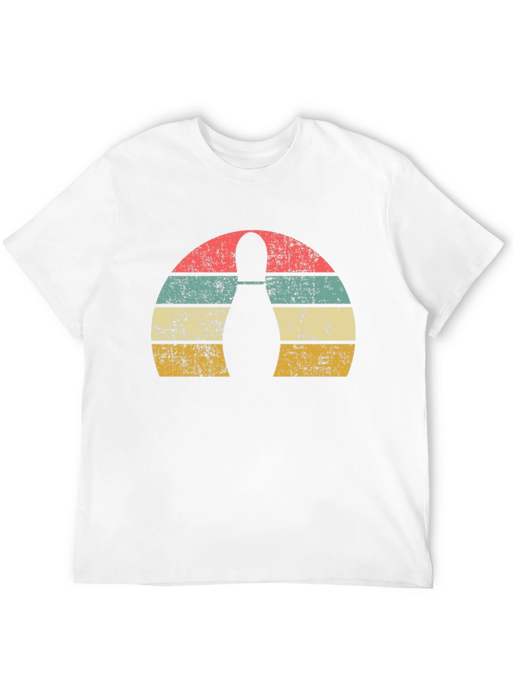 Retro Bowling Pin Graphic T-Shirt