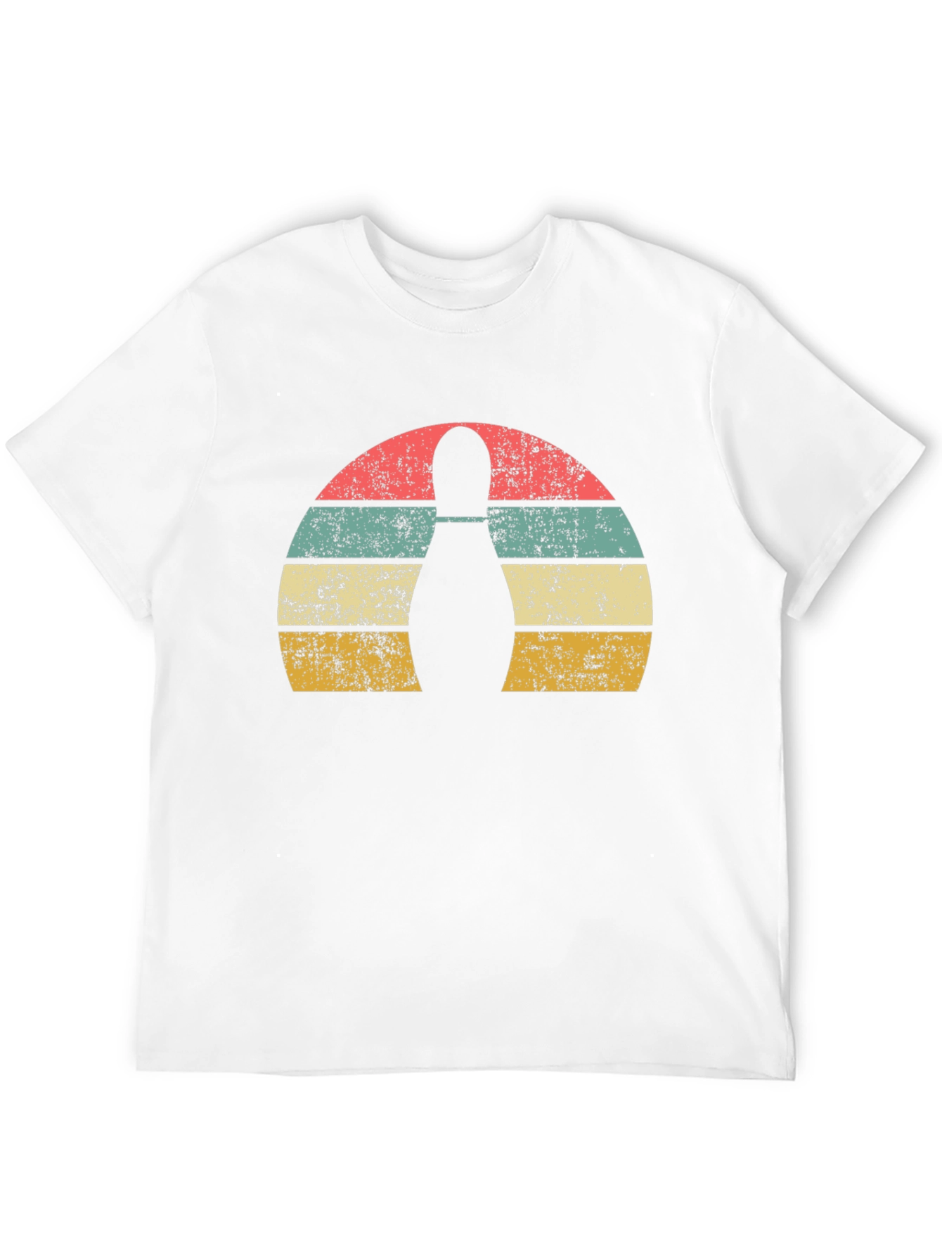 Retro Bowling Pin Graphic T-Shirt