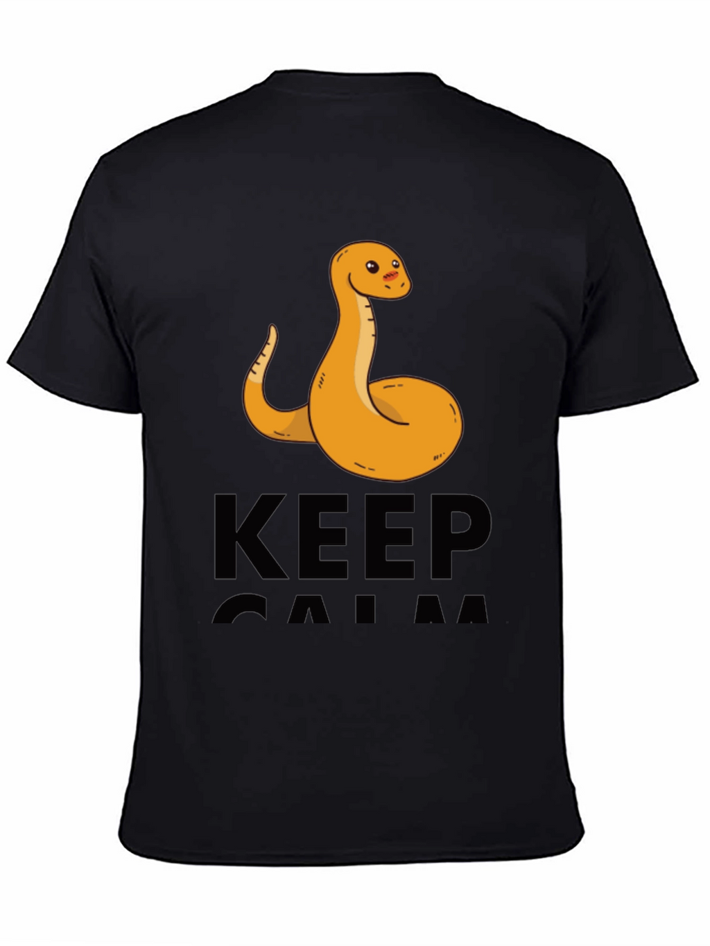 Funny Snake Keep Calm Graphic T-Shirt