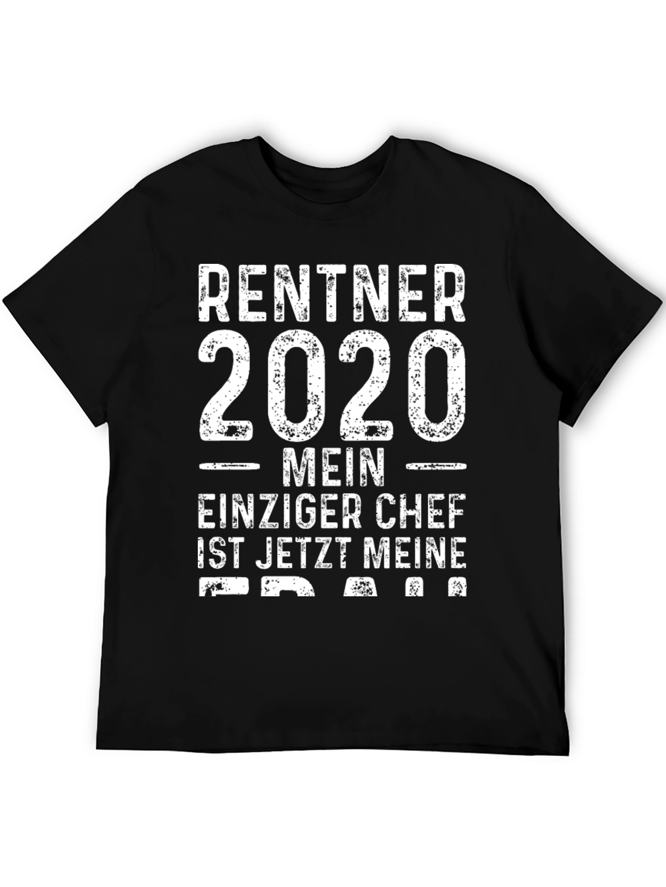 Retired 2020 T-Shirt - My Only Boss is My Cat!