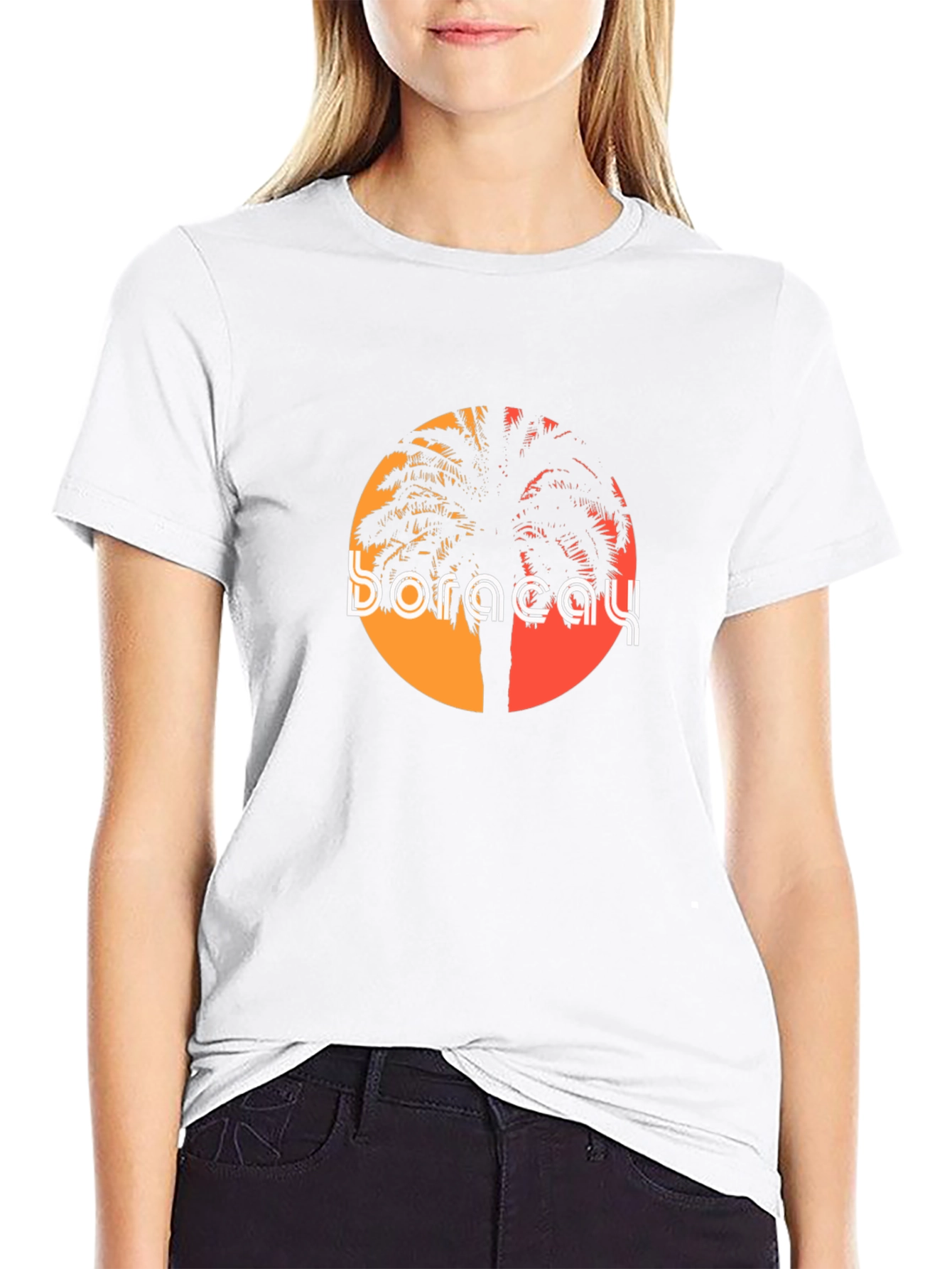 Boracay Palm Sunset Graphic Tee