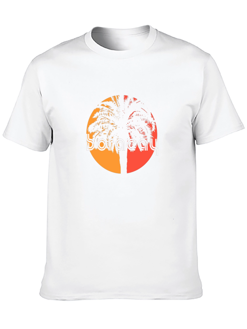 Boracay Palm Sunset Graphic Tee
