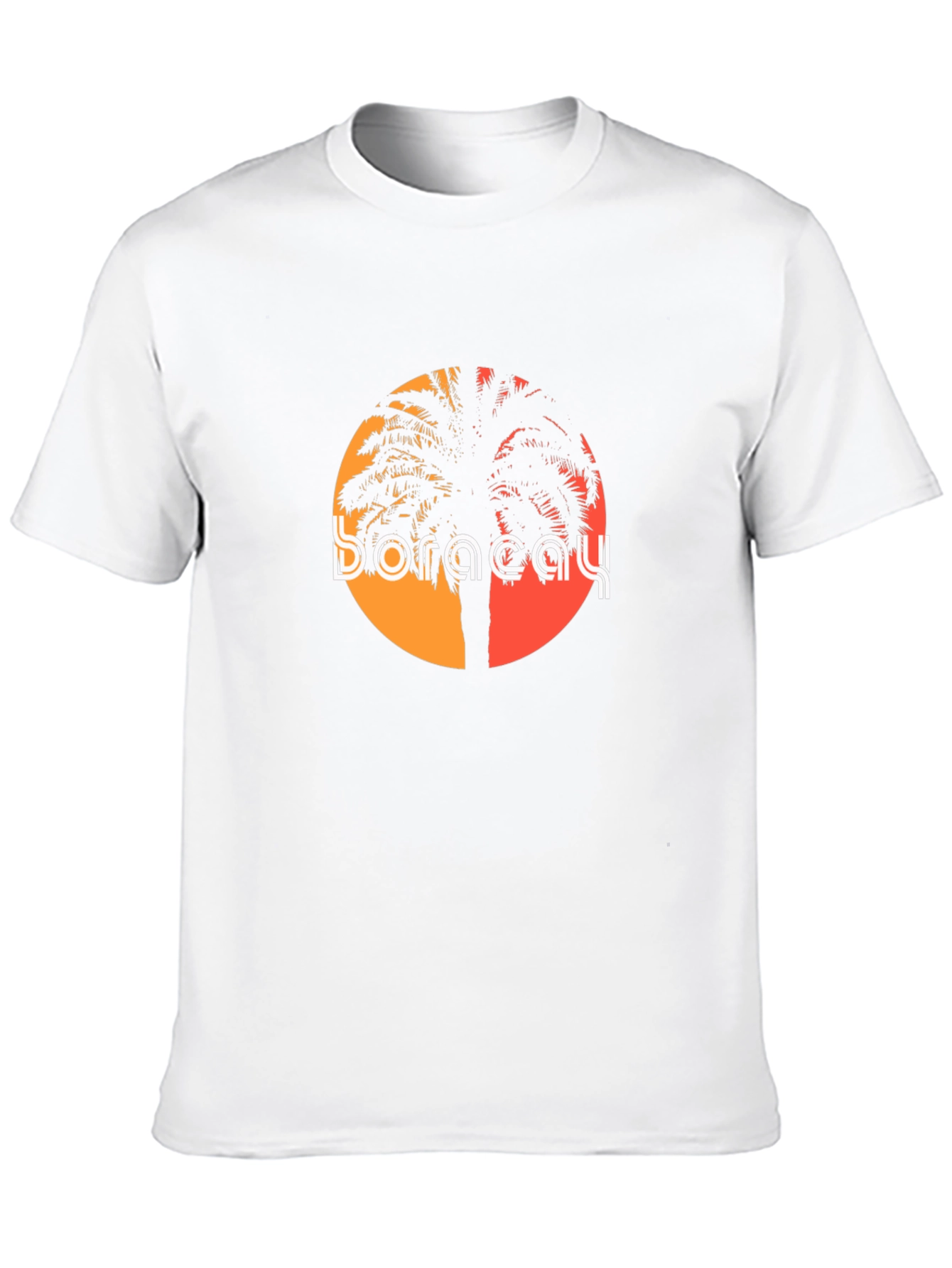 Boracay Palm Sunset Graphic Tee
