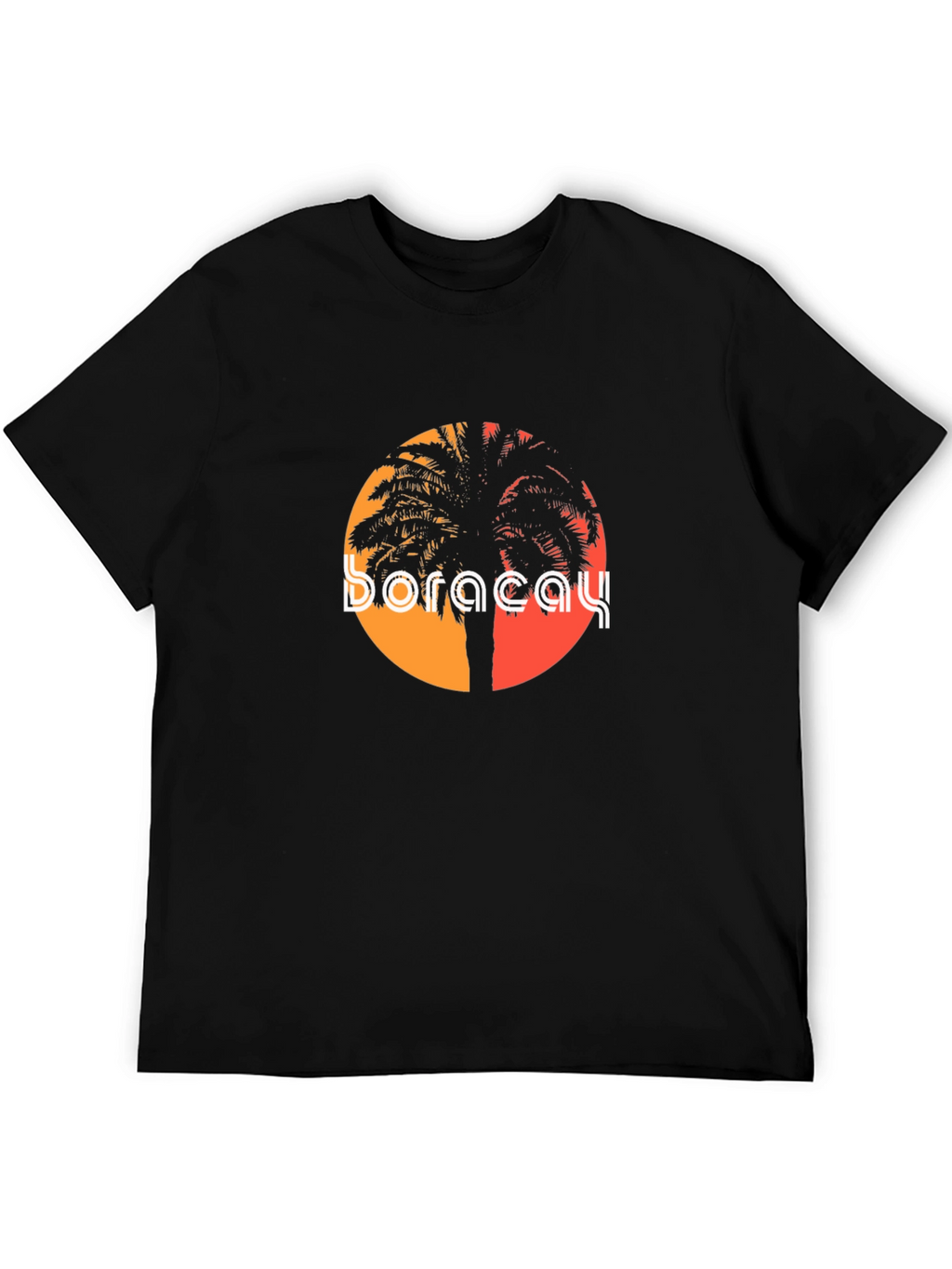 Boracay Palm Sunset Graphic Tee