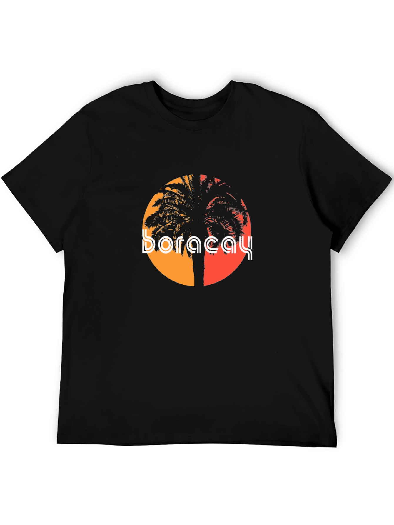 Boracay Palm Sunset Graphic Tee