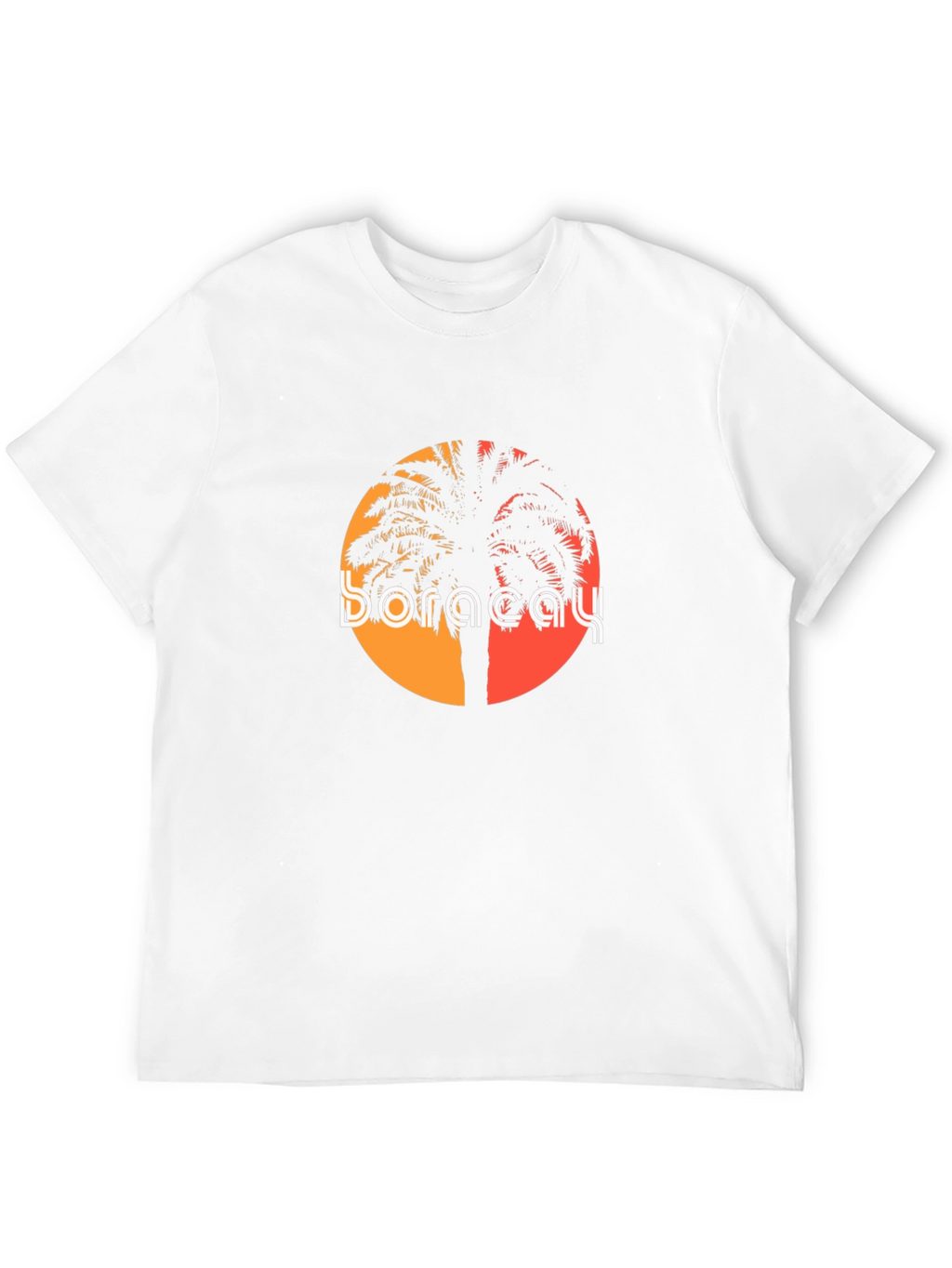 Boracay Palm Sunset Graphic Tee