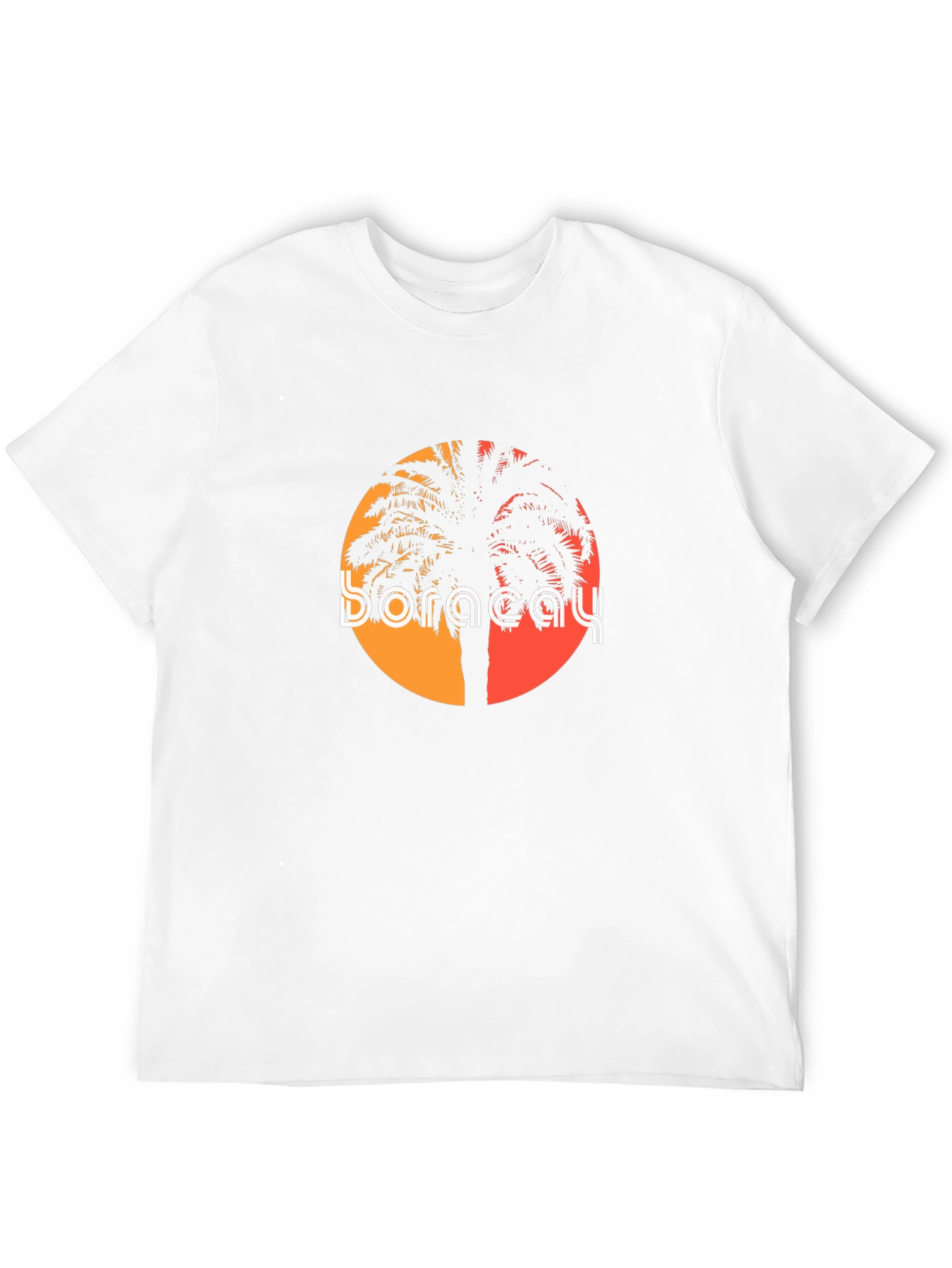 Boracay Palm Sunset Graphic Tee