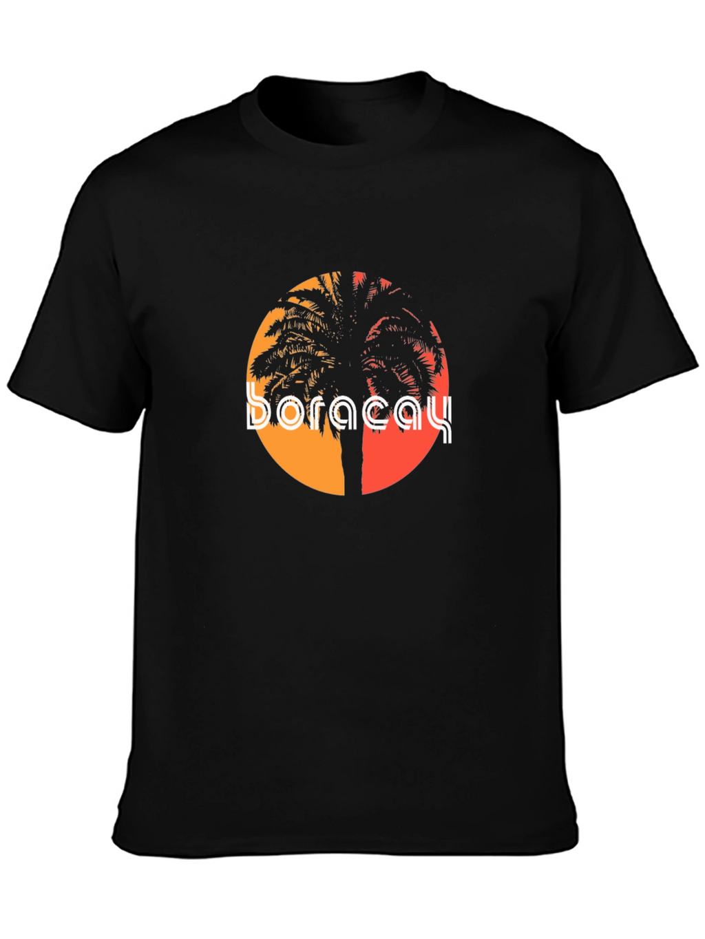 Boracay Palm Sunset Graphic Tee
