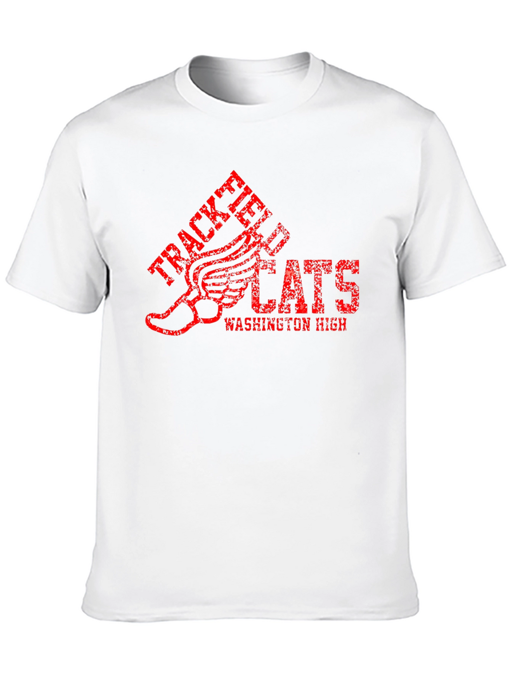 Track & Field Wildcats Black Graphic T-Shirt