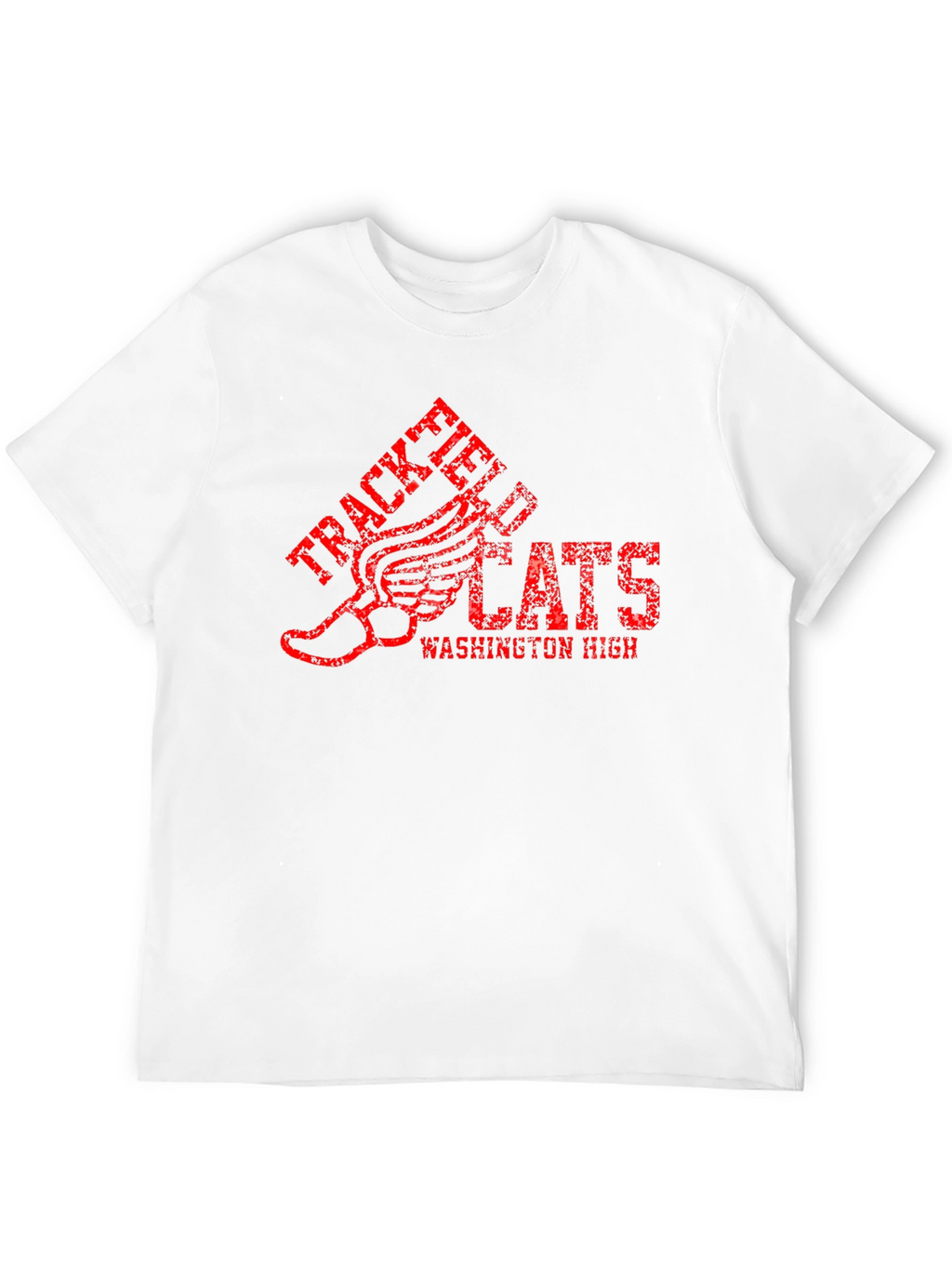 Track & Field Wildcats Black Graphic T-Shirt