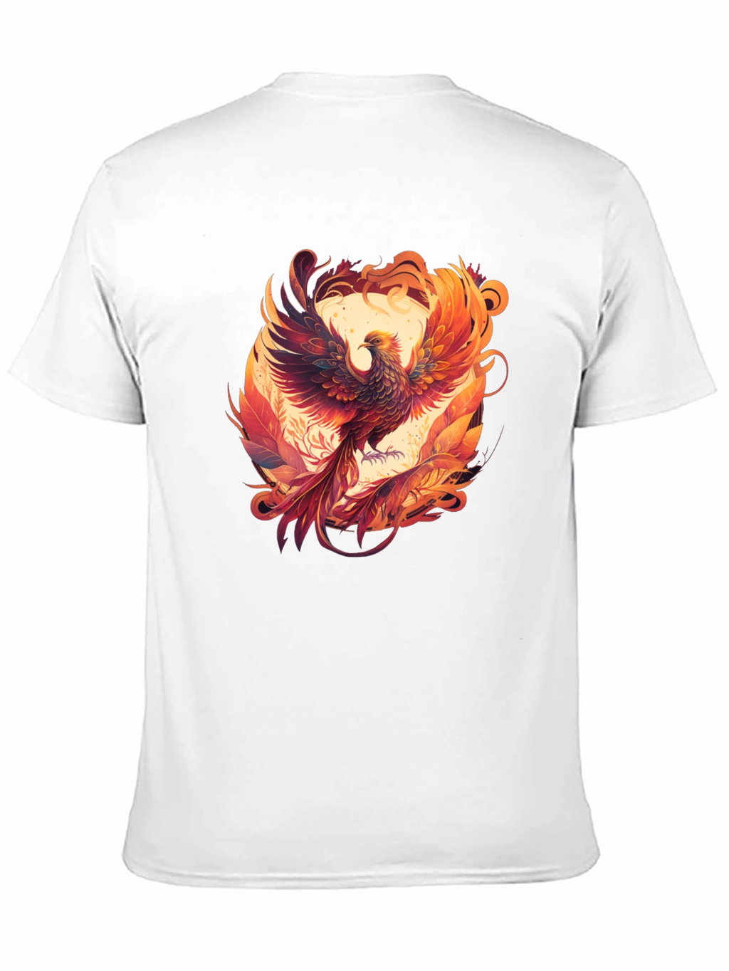 Phoenix Graphic Tee - Black Cotton Blend