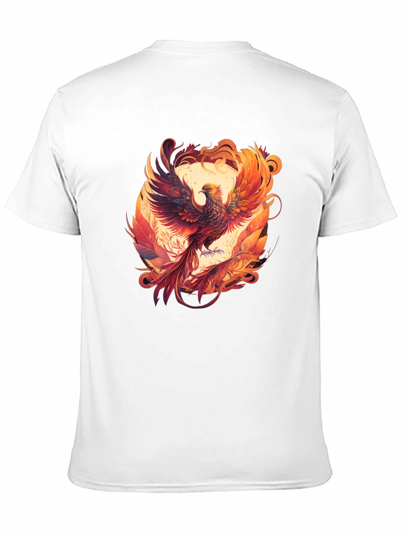 Phoenix Graphic Tee - Black Cotton Blend