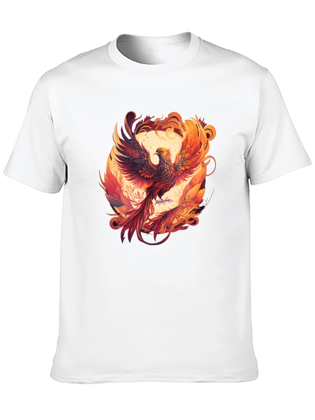 Phoenix Graphic Tee - Black Cotton Blend
