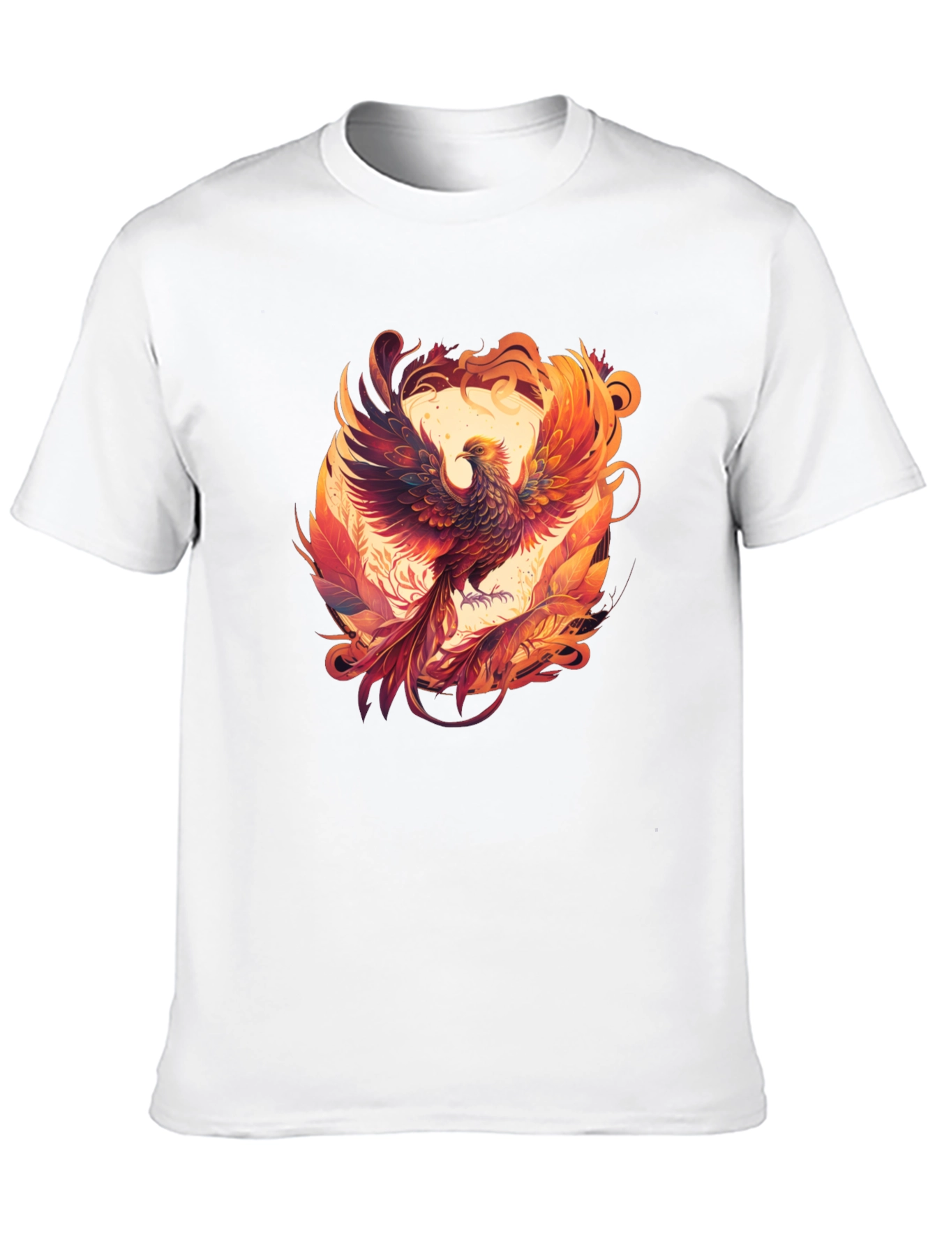 Phoenix Graphic Tee - Black Cotton Blend