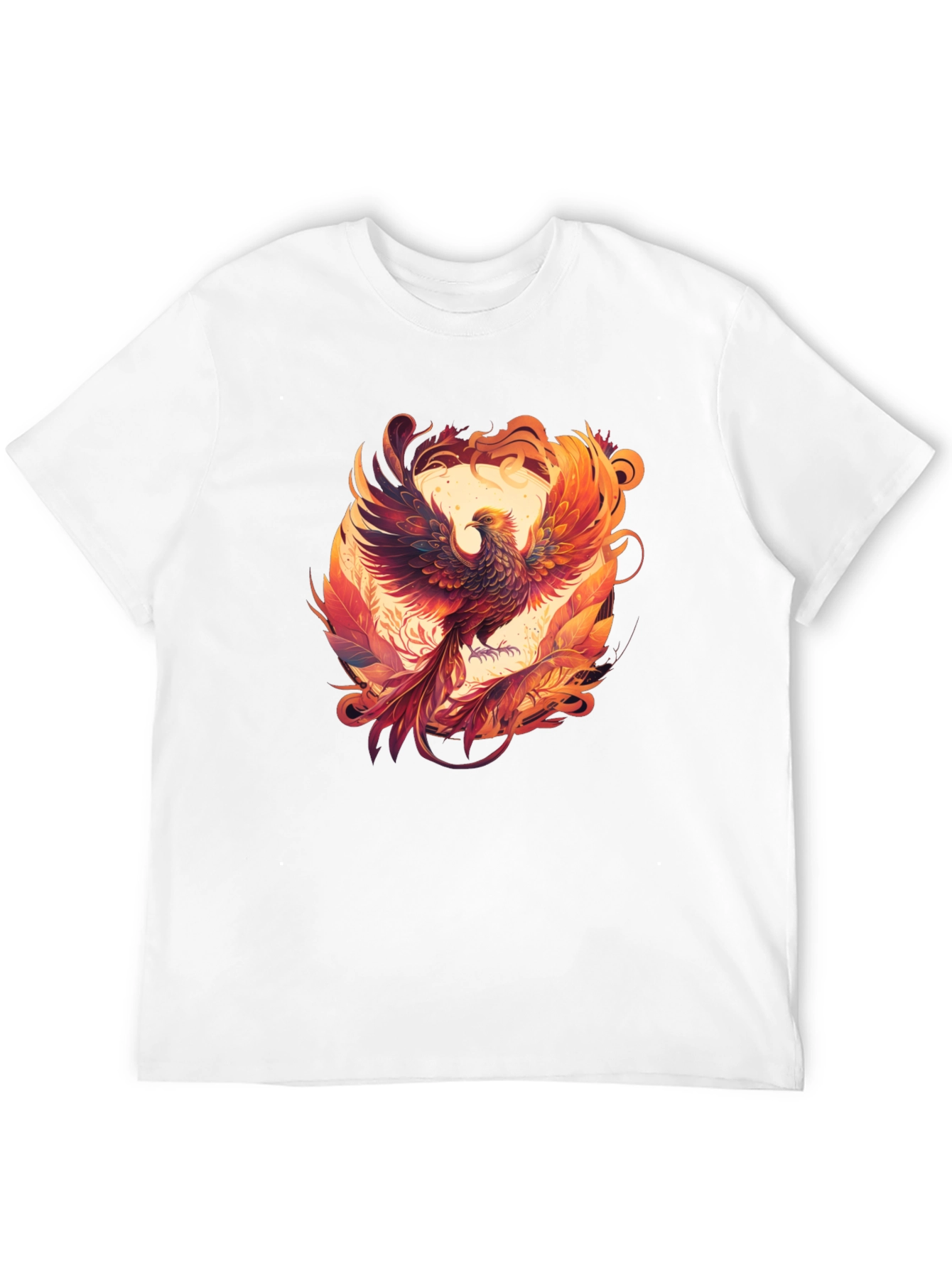 Phoenix Graphic Tee - Black Cotton Blend