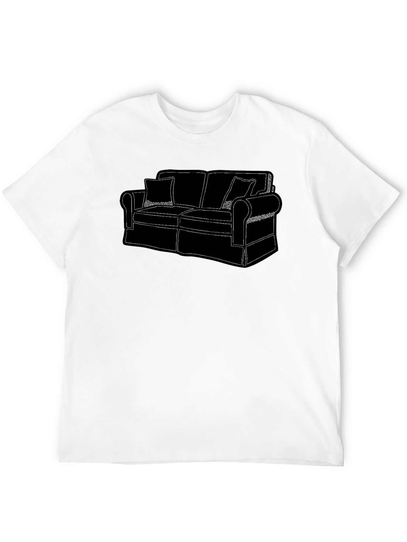 Couch Graphic Tee - Relaxed Style
