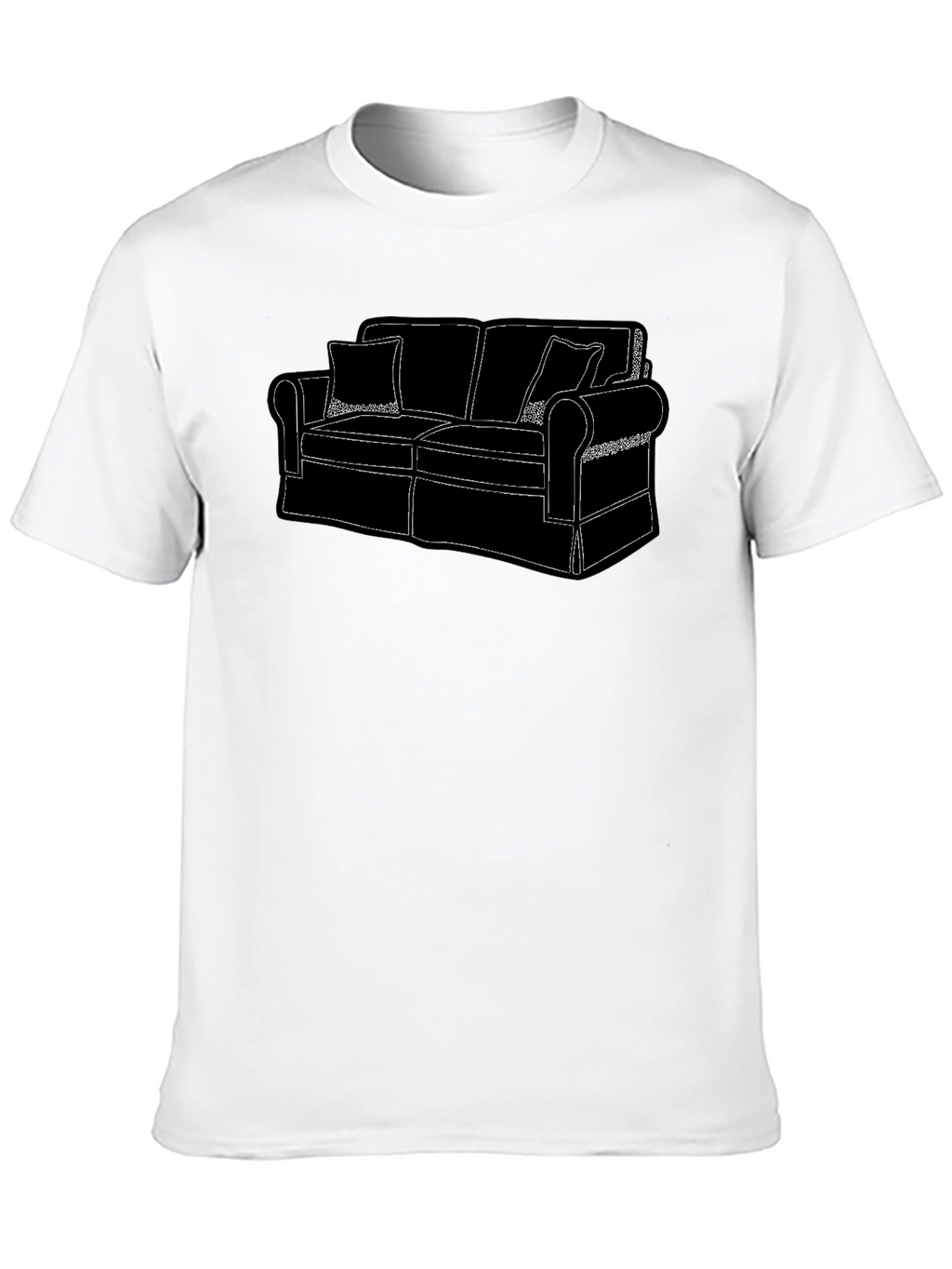 Couch Graphic Tee - Relaxed Style