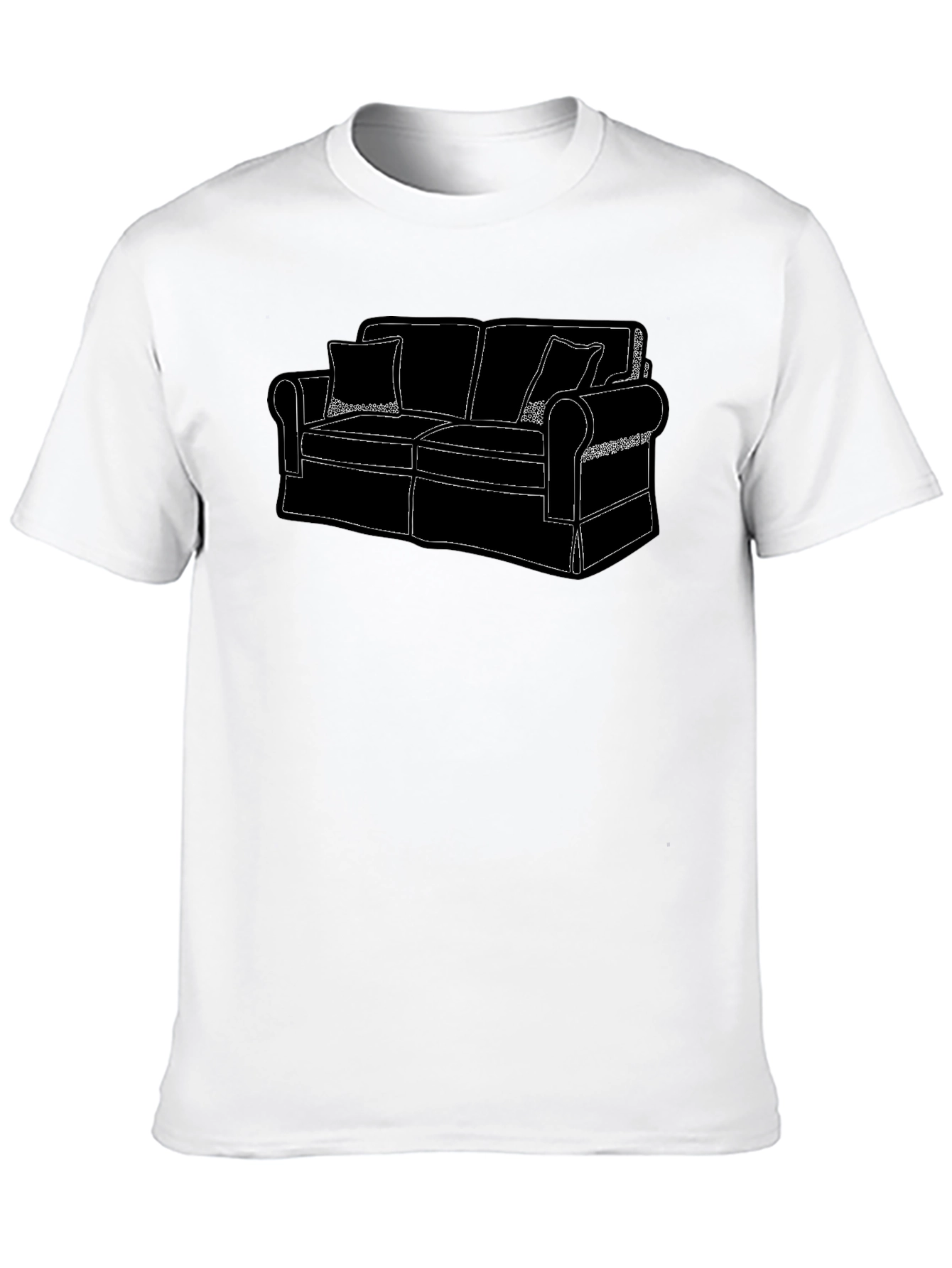 Couch Graphic Tee - Relaxed Style