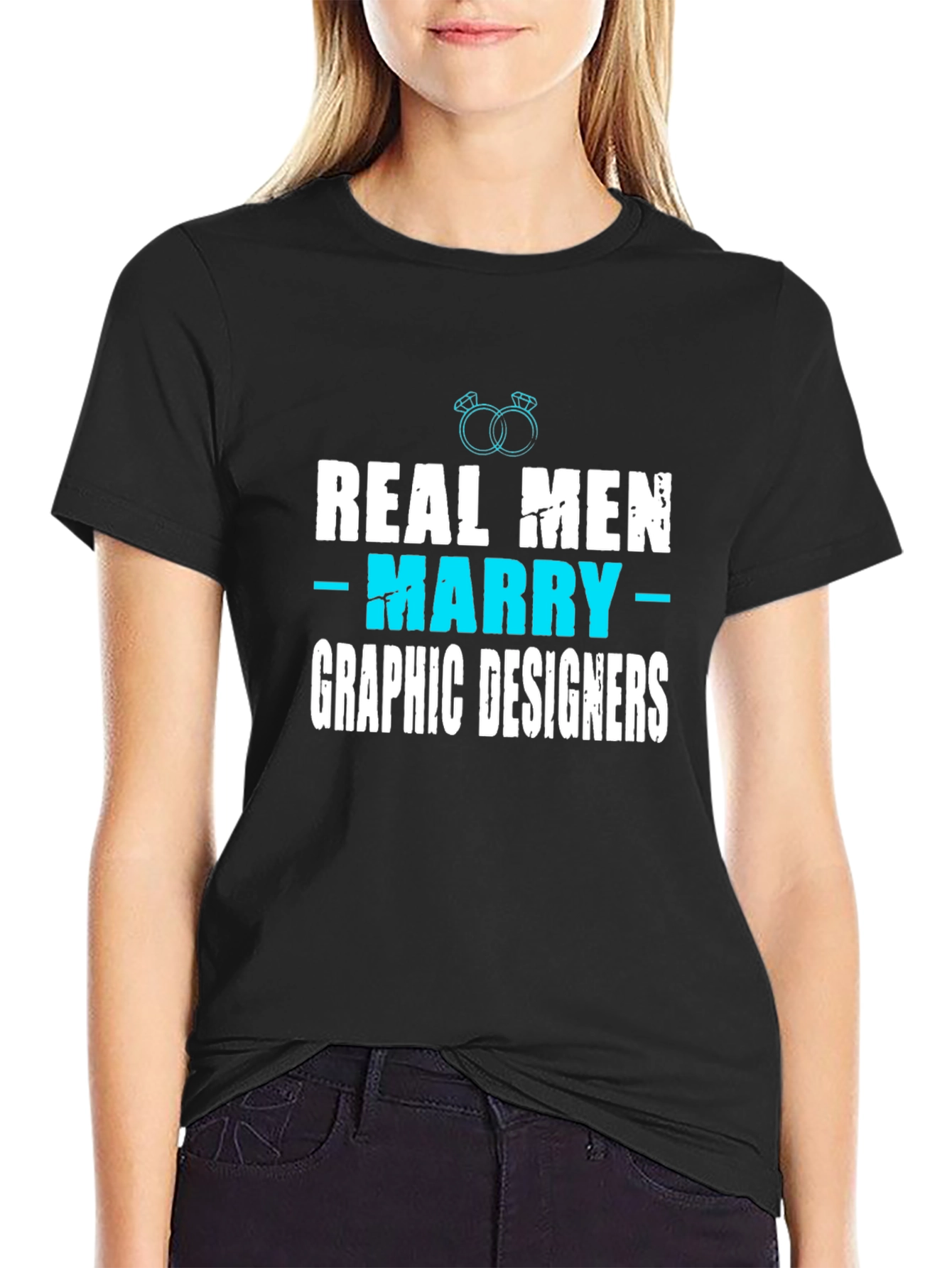 Real Men Marry Graphic Designers T-Shirt