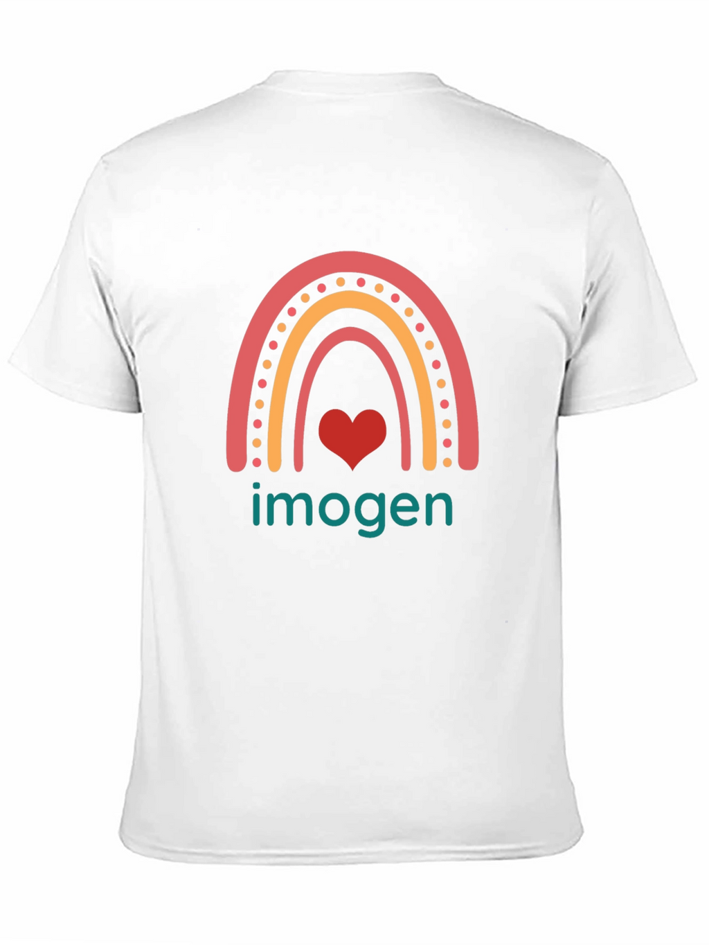 Imogen Rainbow Heart T-Shirt - Trendy Graphic Tee