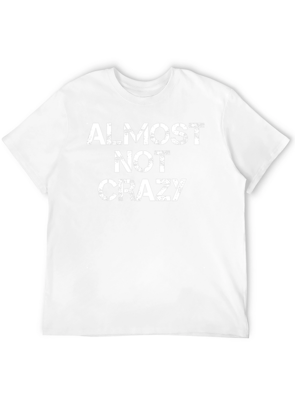 Almost Not Crazy Mens Black Graphic Tee