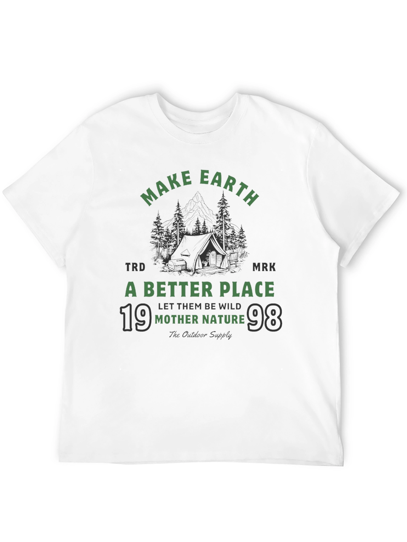Earth-Friendly Graphic Tee: Mother Nature Outdoor Shirt