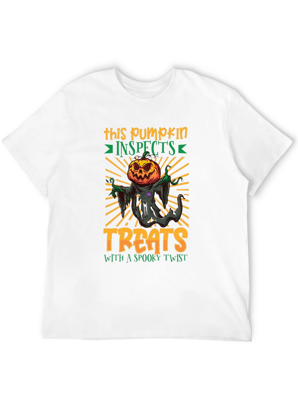 Spooky Pumpkin Treats Halloween T-Shirt