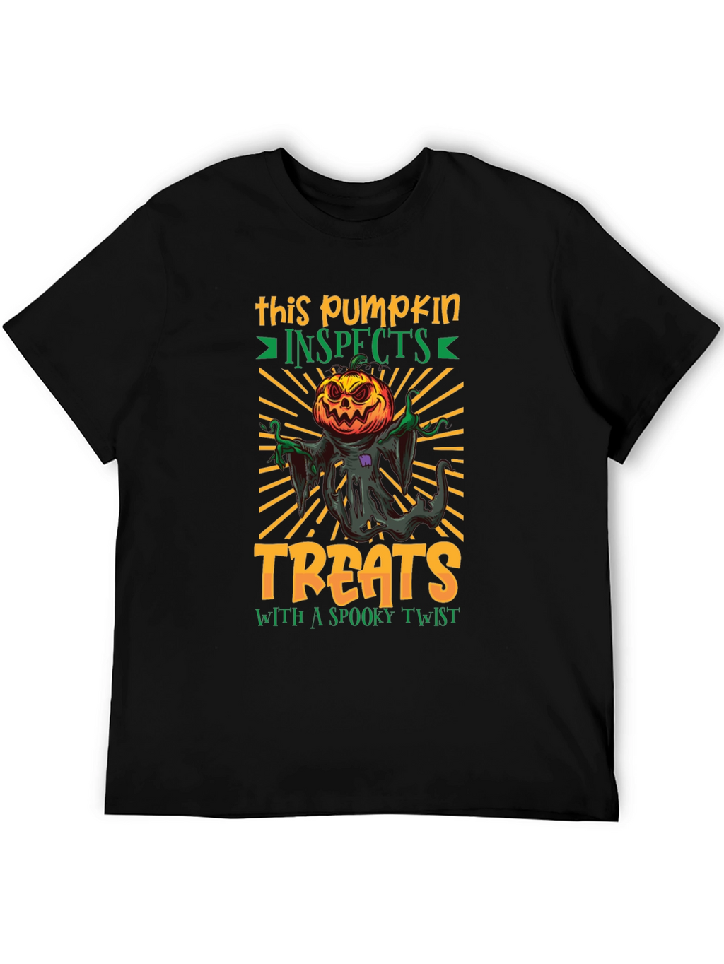 Spooky Pumpkin Treats Halloween T-Shirt
