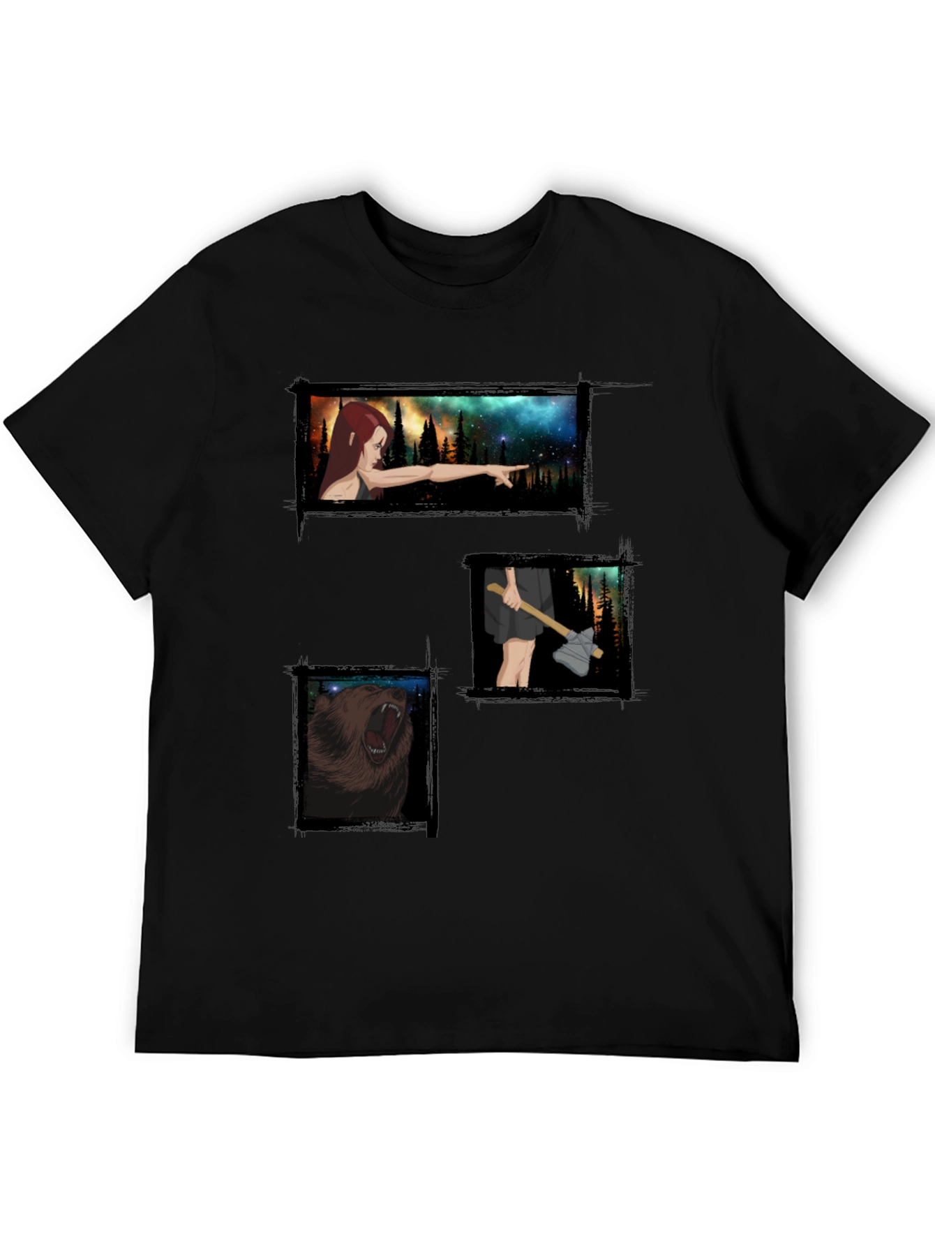 Printed Graphic Tee - Forest Adventure