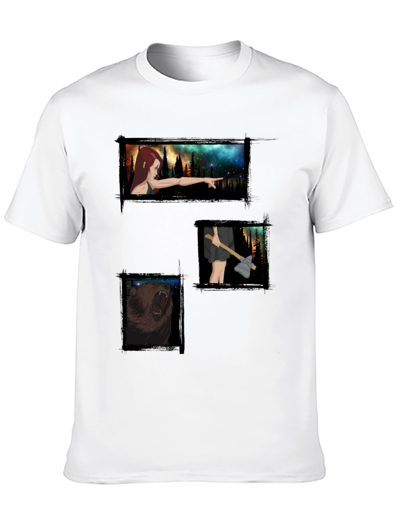 Printed Graphic Tee - Forest Adventure