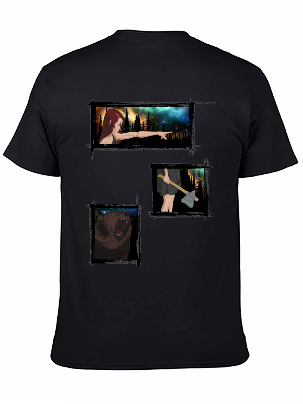 Printed Graphic Tee - Forest Adventure