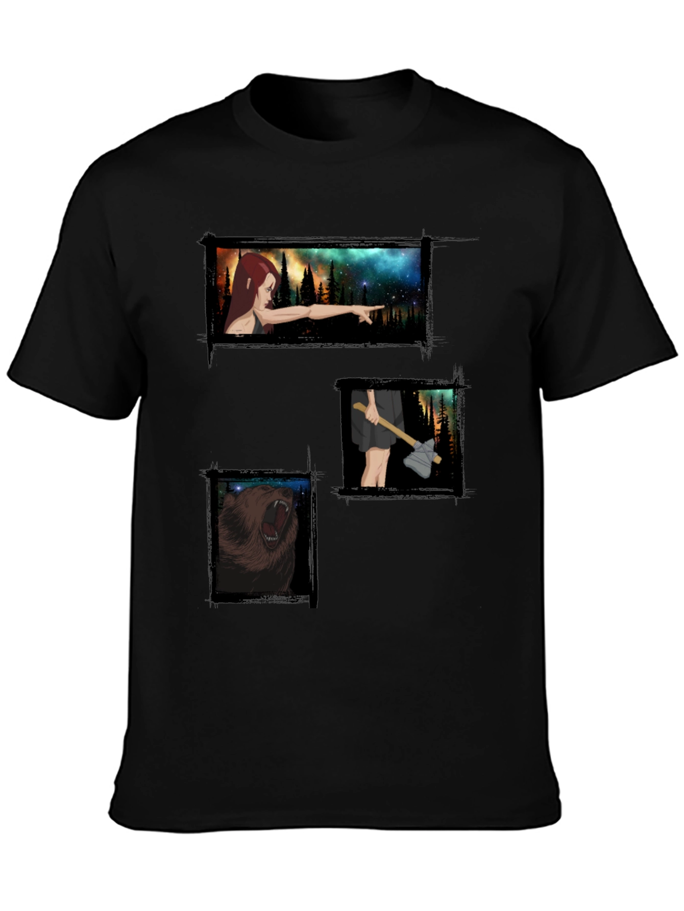 Printed Graphic Tee - Forest Adventure