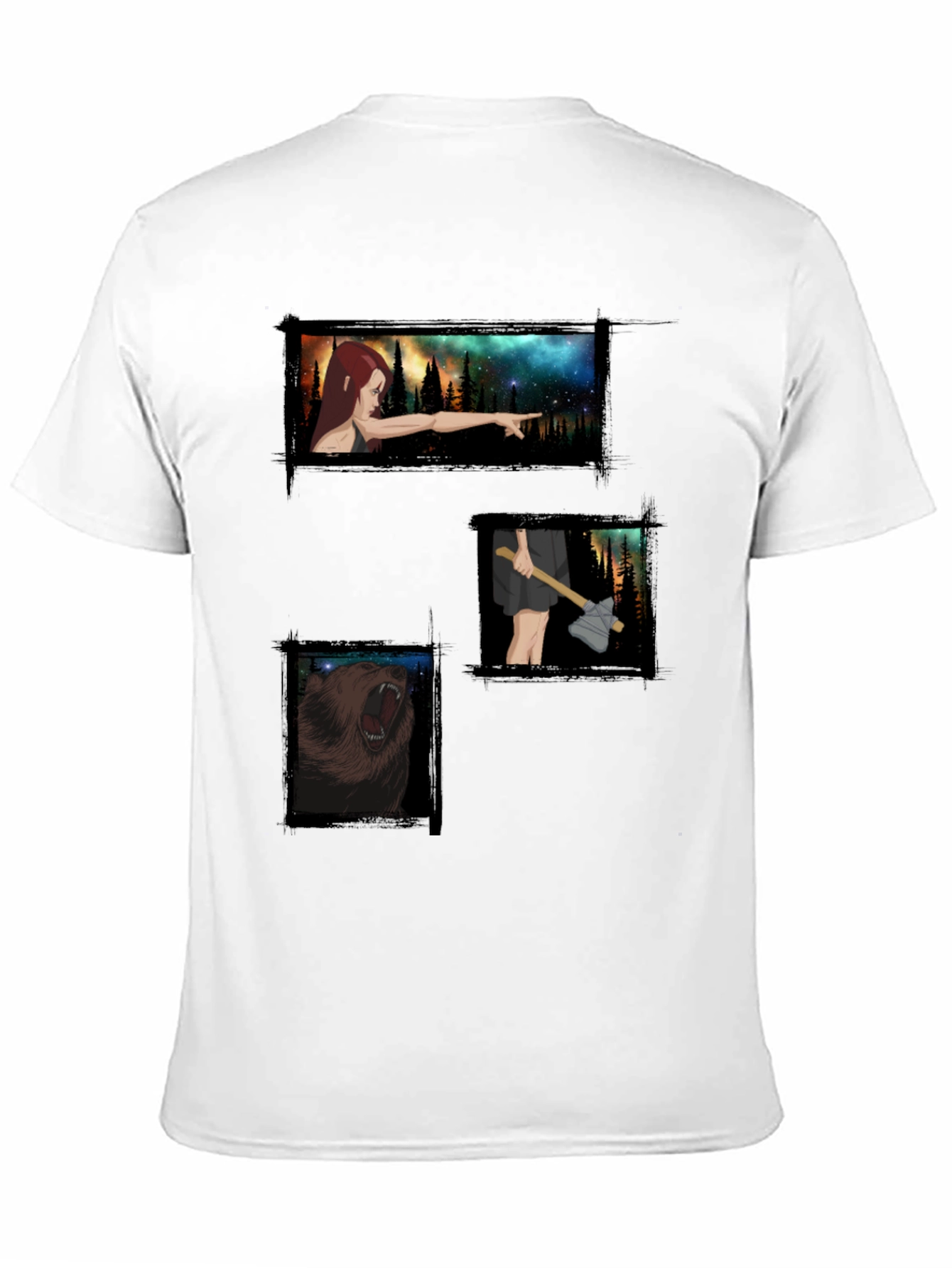 Printed Graphic Tee - Forest Adventure